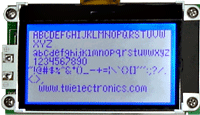 Kyocera Display (Optrex) F-51553 128x64 monochrome graphic lcd