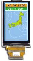 Kyocera (Optrex) T-55149GD030J-MLW-AJN, T-55149GD030J-MLW-AQN 240x400 TFT Transflective Graphic LCD