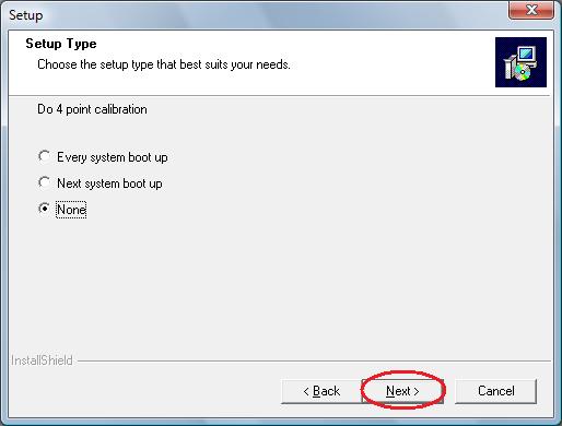 4 Point Calibration Setup