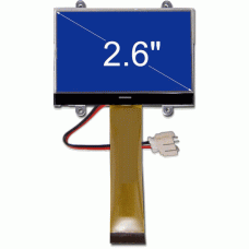 TGL26G-12864 Series White/Blue Graphic LCD