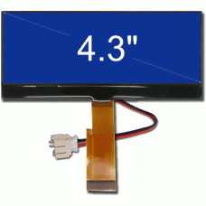 TGL43G-24064 Series White/Blue Graphic LCD