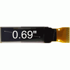 TOL069G-96160W White OLED Graphic LCD