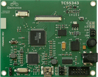 TC55343 LCD Evaluation Board